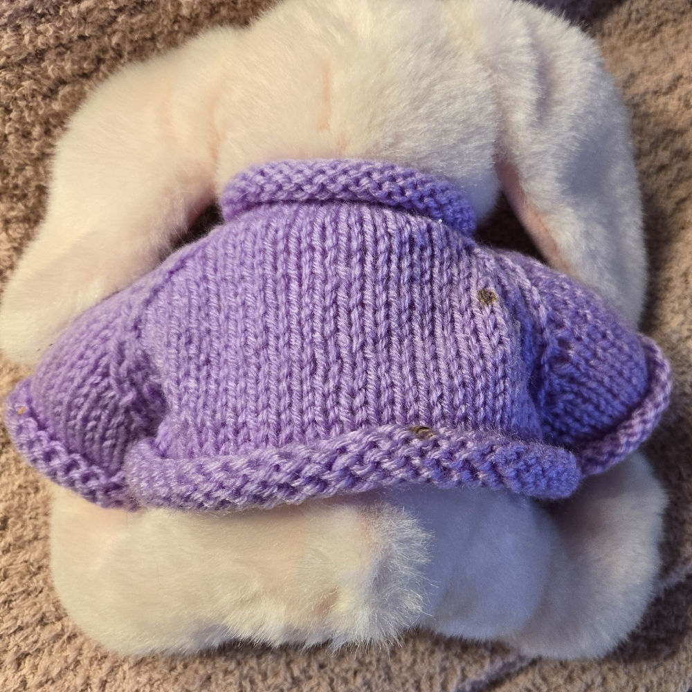 Plush Easter Rabbit  9 1/2" - Picture 4 of 6